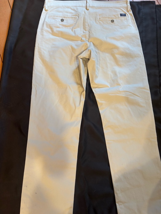 Chaps Beige Straight-Leg Casual Khaki Pants - Picture 2 of 3